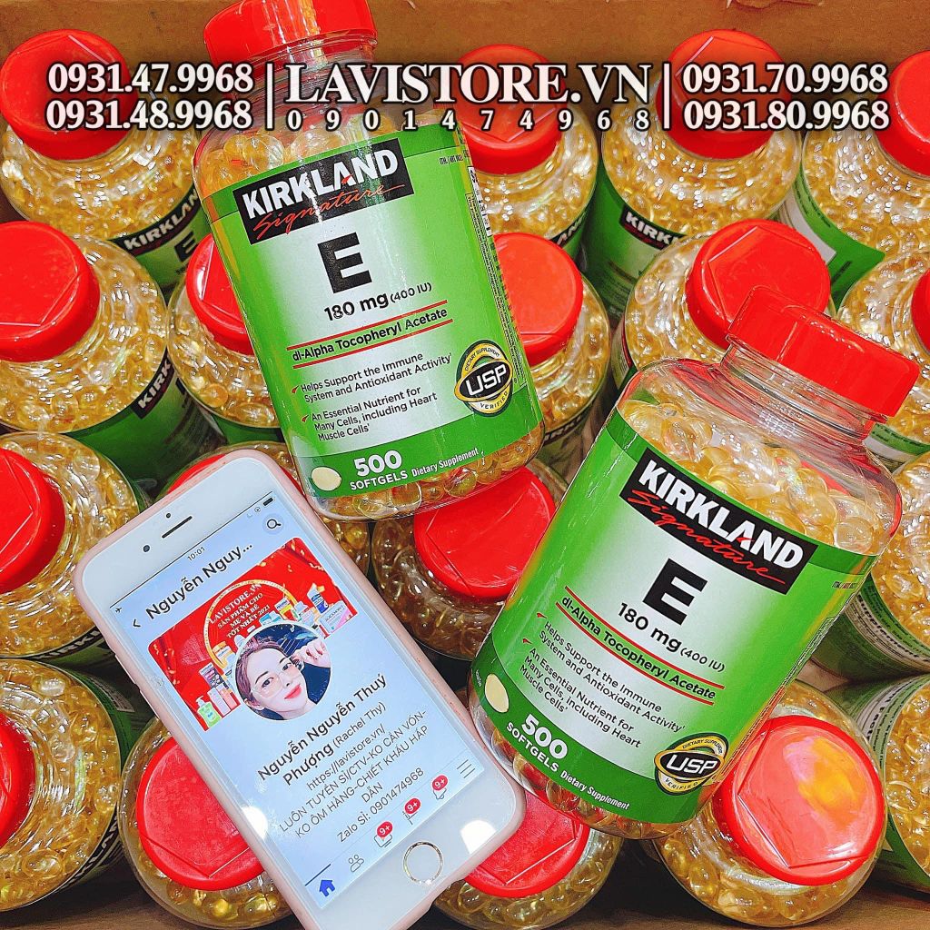 (06/2027) Vitamin E400 Kirkland 500v