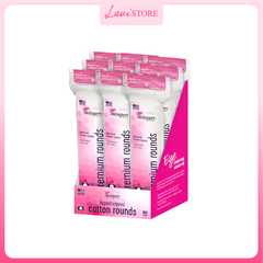 Bông tẩy trang SWISSPERS Mỹ 100 miếng (set 9 cây)