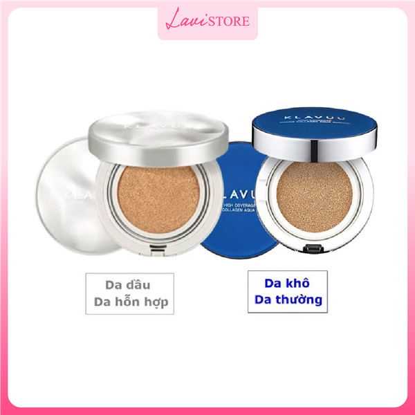 (01/2026) Cushion Klavuu da thiên dầu tone 21 - MÀU XÁM