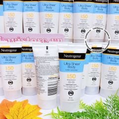 (08-11/2025) KCN Neutrogena Ultra Sheer BODY SPF50 85ml - Úc