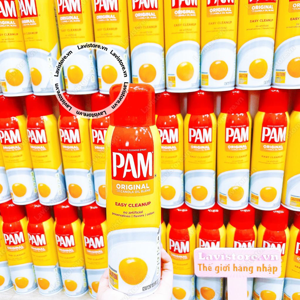 (07/2024) Dầu ăn kiêng dạng xịt PAM 340g