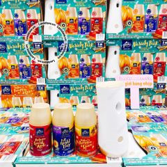 (MẪU MỚI)(SET 1) Set máy xịt thơm phòng tự động Glade 175g -Mix 3 mùi