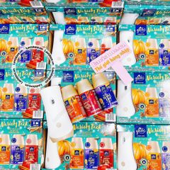 (MẪU MỚI)(SET 1) Set máy xịt thơm phòng tự động Glade 175g -Mix 3 mùi