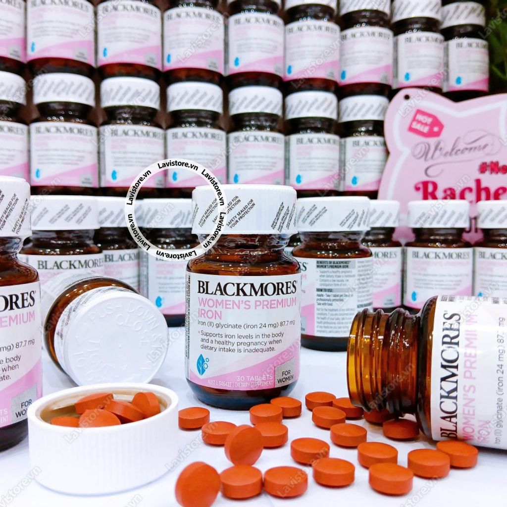 (11/2024) Viên sắt Women's Premium Iron Blackmores 30v