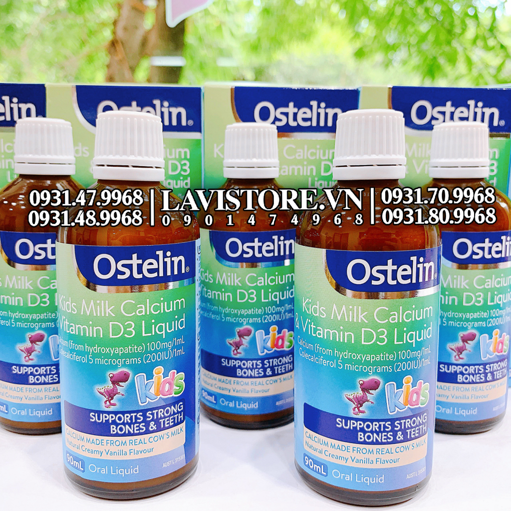 (8/2024) Ostelin Kids Milk Calcium & Vitamin D3 Liquid 90ml