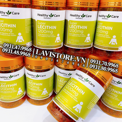 (11/2025-02/2026) Mầm đậu nành Super Lecithin 1200mg Healthy Care 100v
