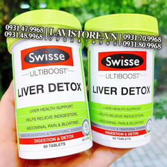 (12/2026) Giải độc gan Liver Detox Swisse 200 viên