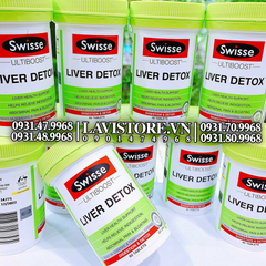 (12/2026) Giải độc gan Liver Detox Swisse 200 viên