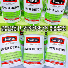 (12/2026) Giải độc gan Liver Detox Swisse 200 viên