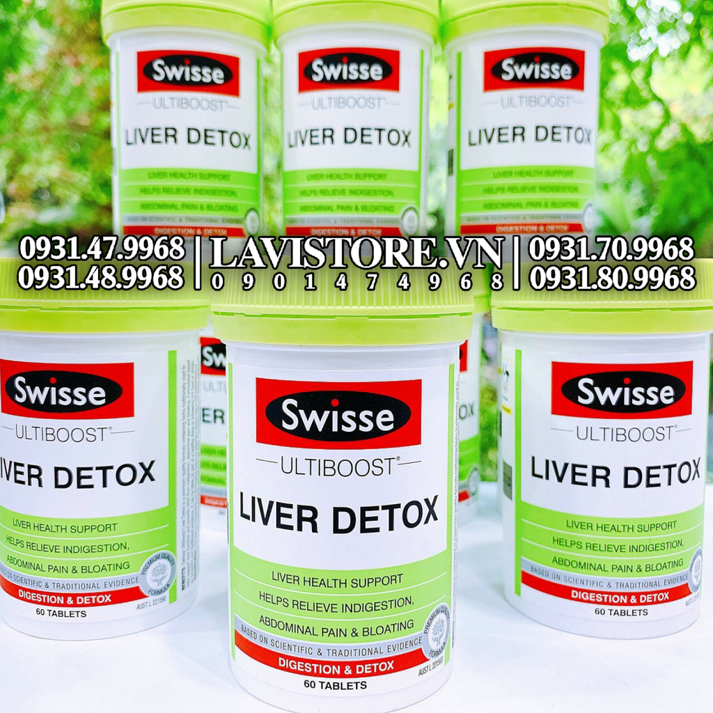 (12/2026) Giải độc gan Liver Detox Swisse 200 viên