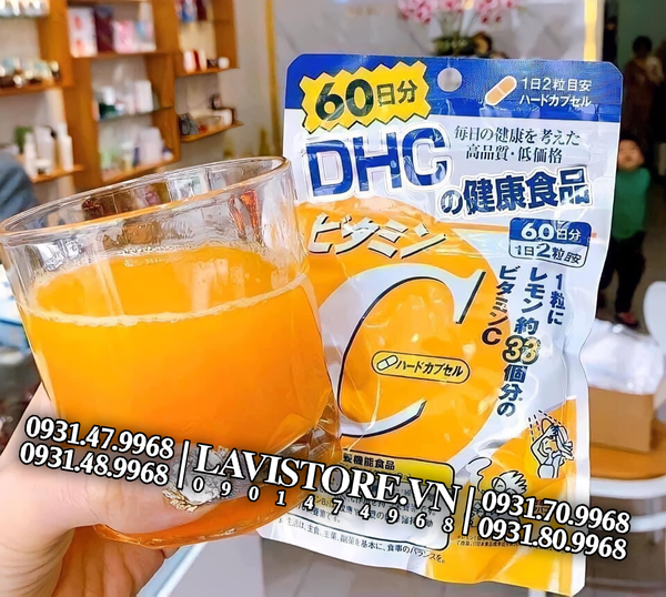 Viên uống Vitamin C DHC 120v