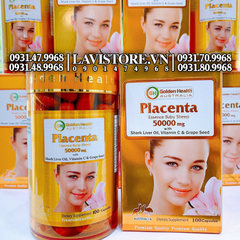 (02/2026) Nhau thai cừu Golden Health Placenta 50000mg 100v