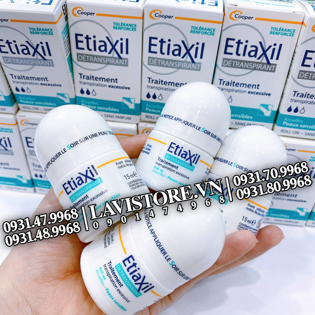 (08/2026) Lăn khử mùi Etiaxil 15ml - XANH LÁ