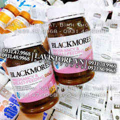 (04-07/2025) Bổ bầu Blackmores Pregnancy & Breast Feeding Gold 120v