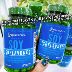 (12/2024) Mầm đậu nành SOY Puritan's Pride 120v