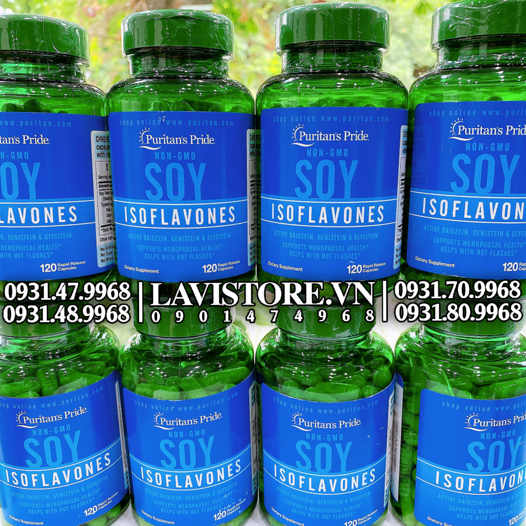 (12/2024) Mầm đậu nành SOY Puritan's Pride 120v