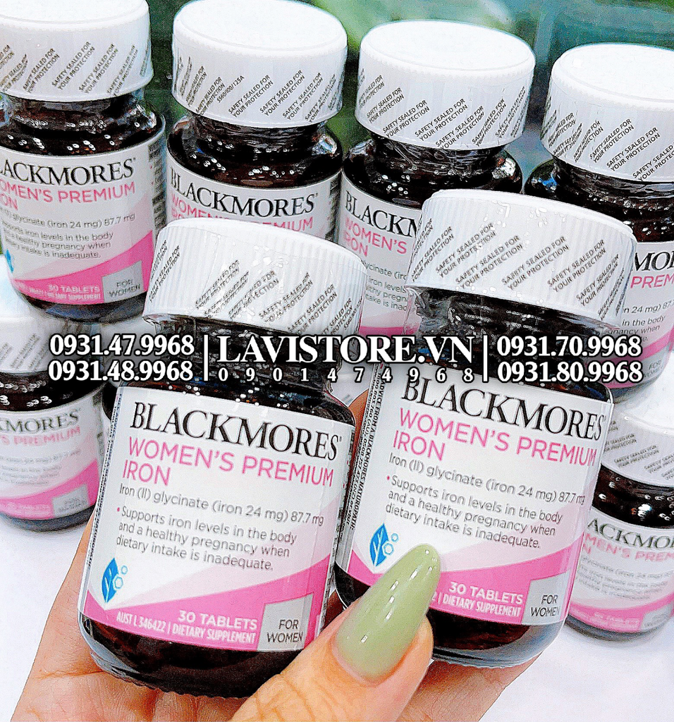 (11/2024) Viên sắt Women's Premium Iron Blackmores 30v