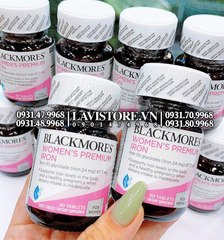 (11/2024) Viên sắt Women's Premium Iron Blackmores 30v