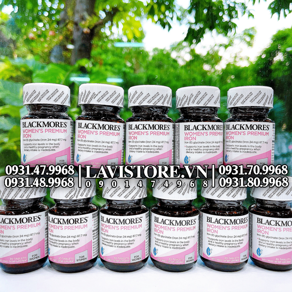 (11/2024) Viên sắt Women's Premium Iron Blackmores 30v