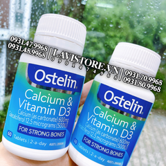 (09/2026) Ostelin Calcium & Vitamin D3 130v