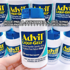 (08/2023) Thuốc giảm đau Advil 200v dạng Gel