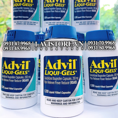 (08/2023) Thuốc giảm đau Advil 200v dạng Gel