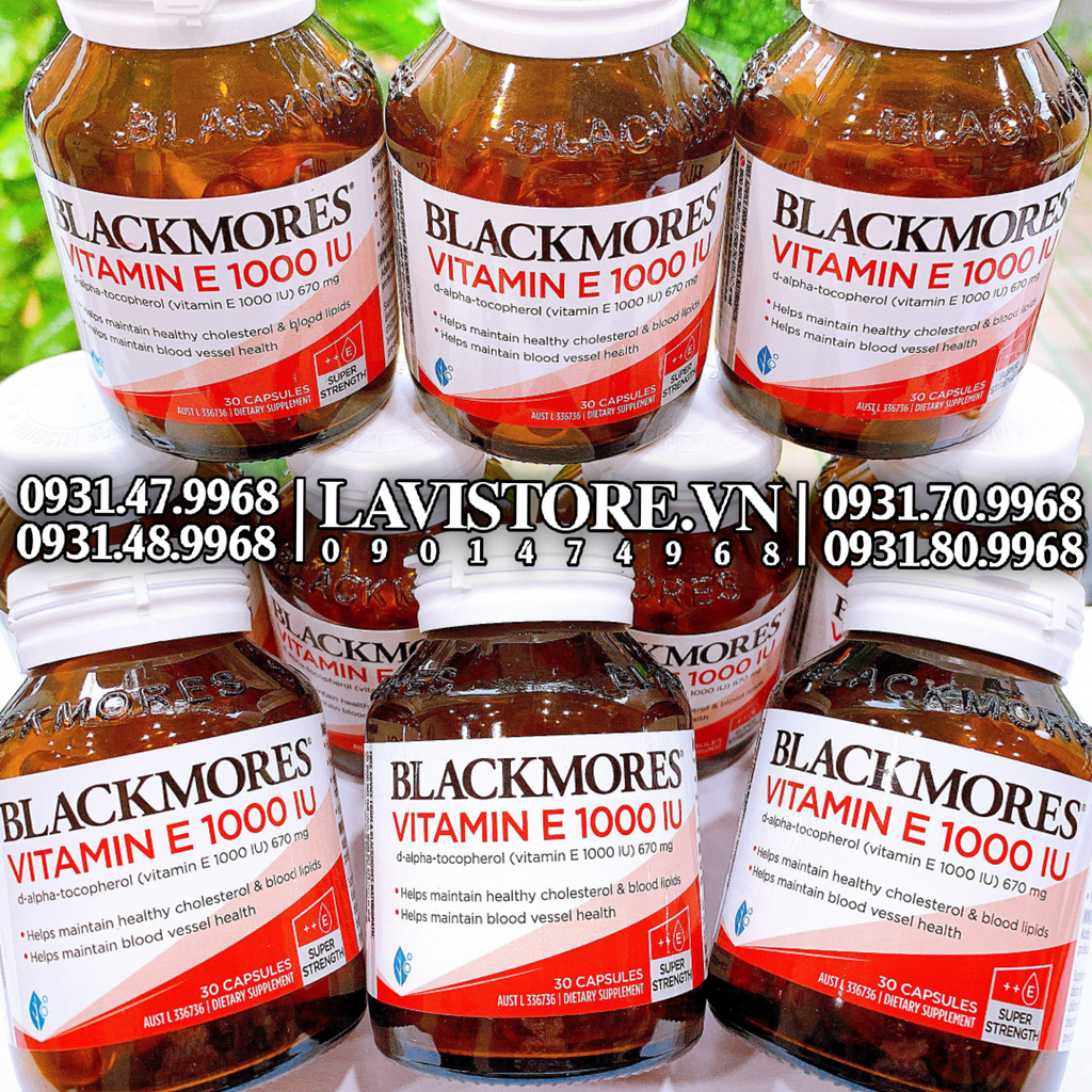 (06/2026) Vitamin E Natural 1000 IU Blackmore 30 viên