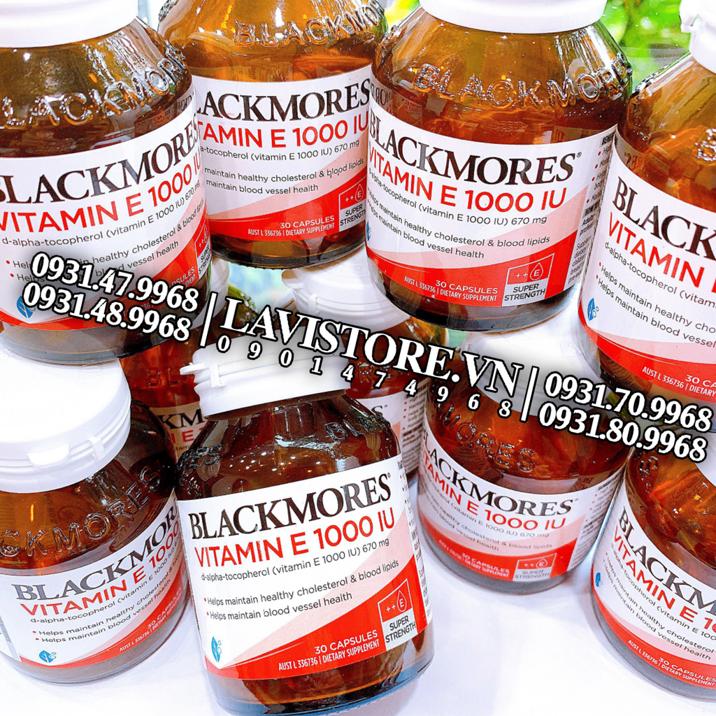 (06/2026) Vitamin E Natural 1000 IU Blackmore 30 viên