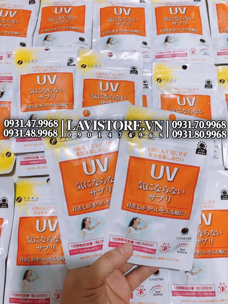 (05/2025) Viên uống chống nắng UV Nhật 30v