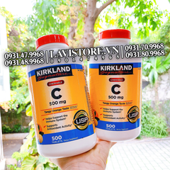 (10/2024) Viên ngậm Vitamin C 500mg Kirkland 500v