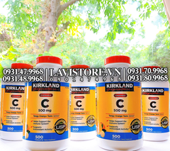 (10/2024) Viên ngậm Vitamin C 500mg Kirkland 500v