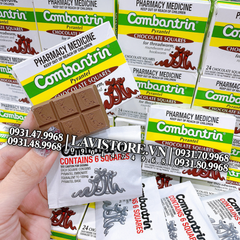(10/2026) Tẩy giun Combantrin Socola Úc (4 vỉ x 6 thanh)