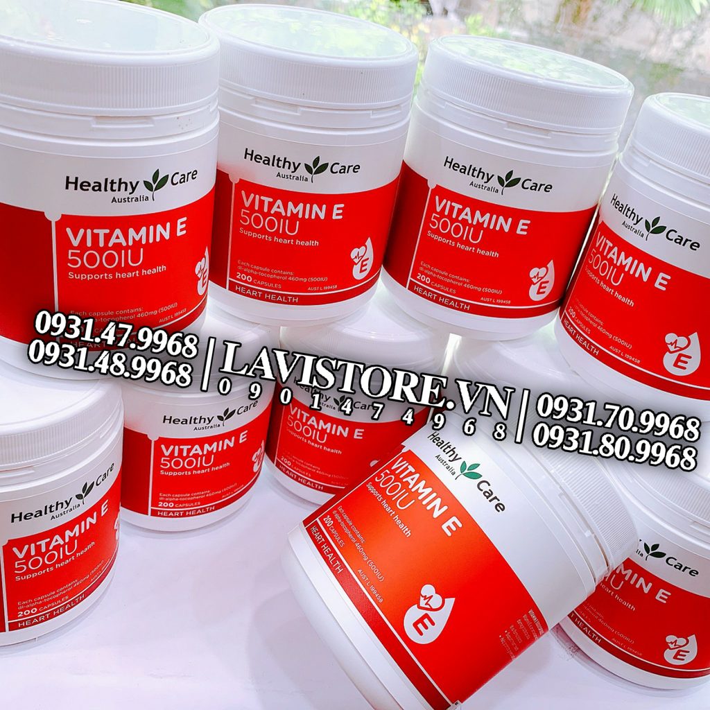 (06/2025) Vitamin E 500IU Healthy Care 200v