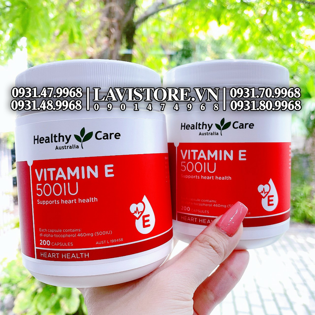 (06/2025) Vitamin E 500IU Healthy Care 200v