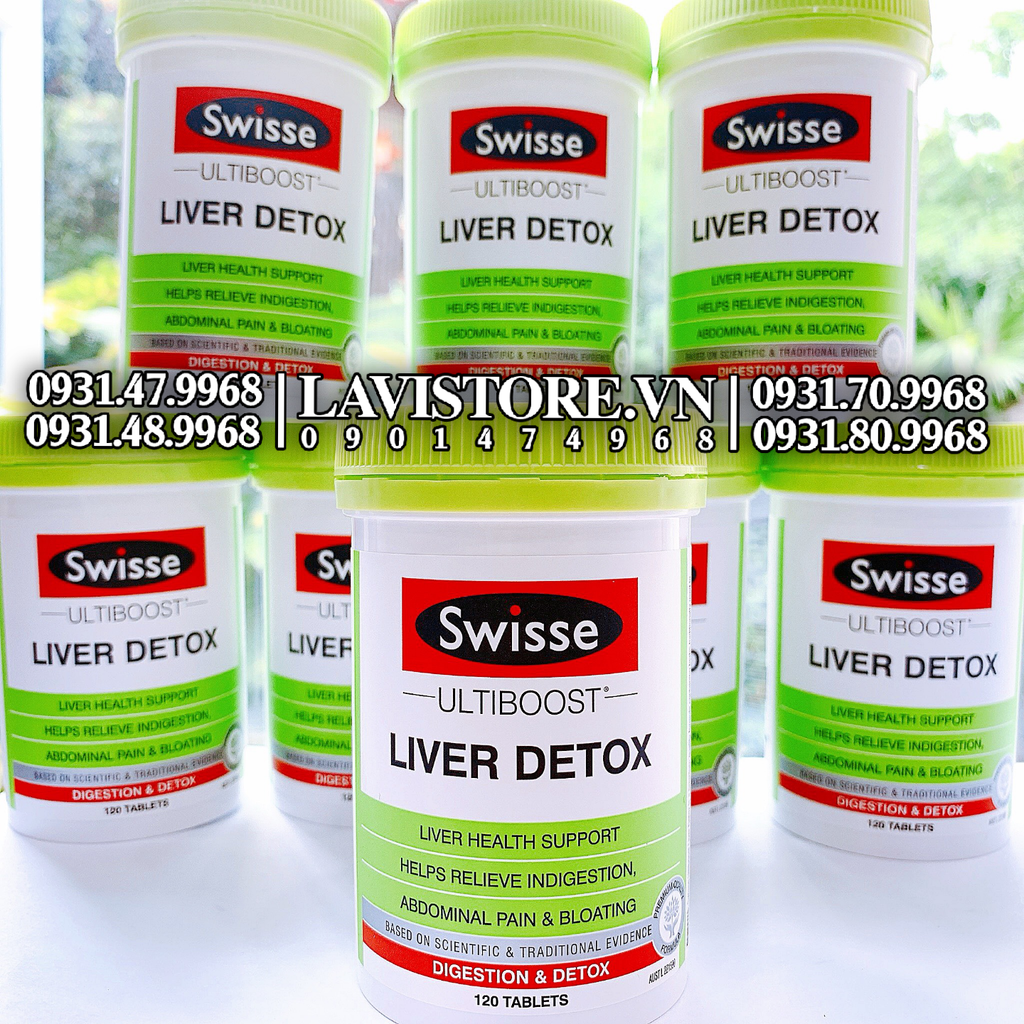 (12/2026) Giải độc gan Liver Detox Swisse 200 viên