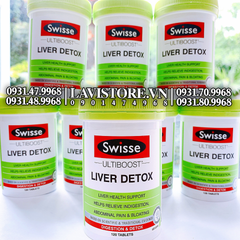 (12/2026) Giải độc gan Liver Detox Swisse 200 viên
