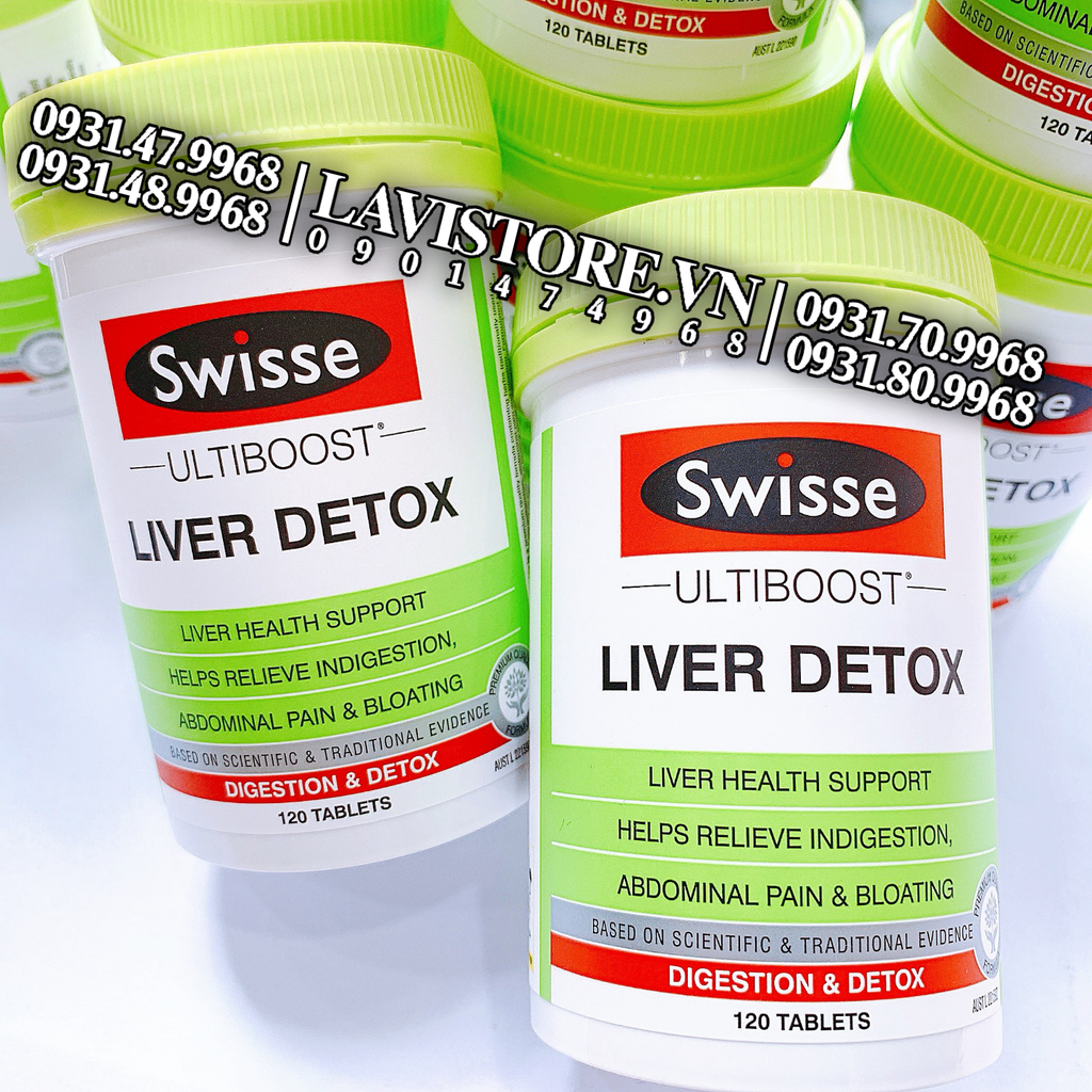 (12/2026) Giải độc gan Liver Detox Swisse 200 viên