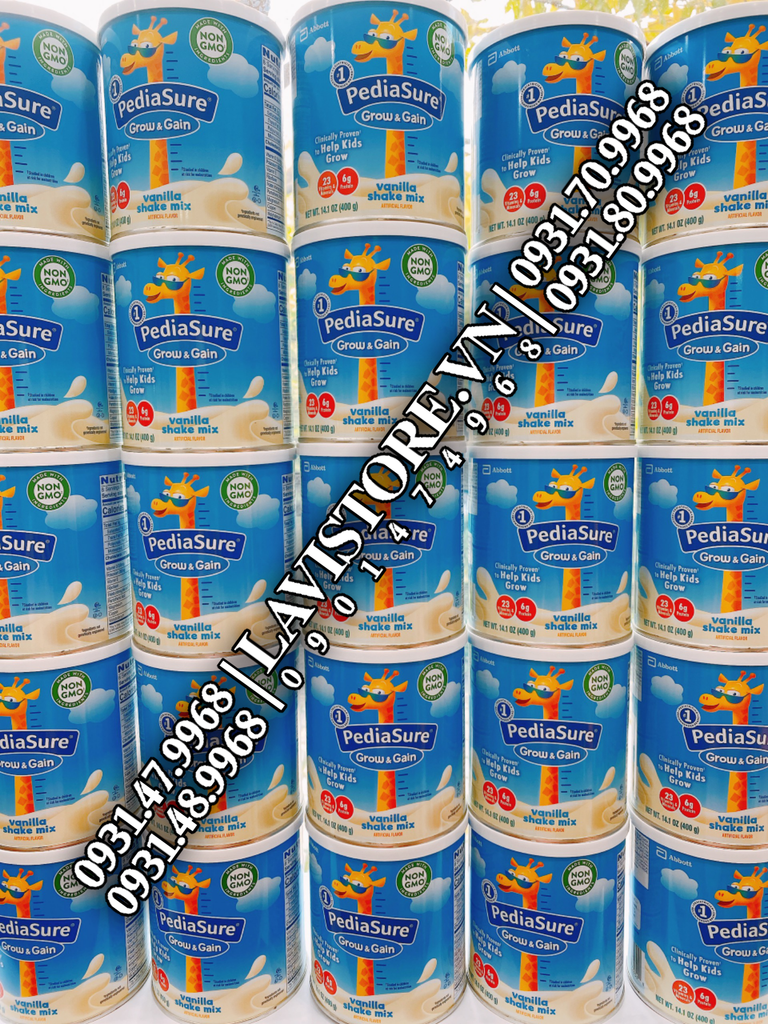 (SỮA BỘT) Pediasure Grow & Gain 400g - VỊ SOCOLA