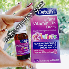 (05/2024) Ostelin Vitamin D3 Drops Infants 2.4ml
