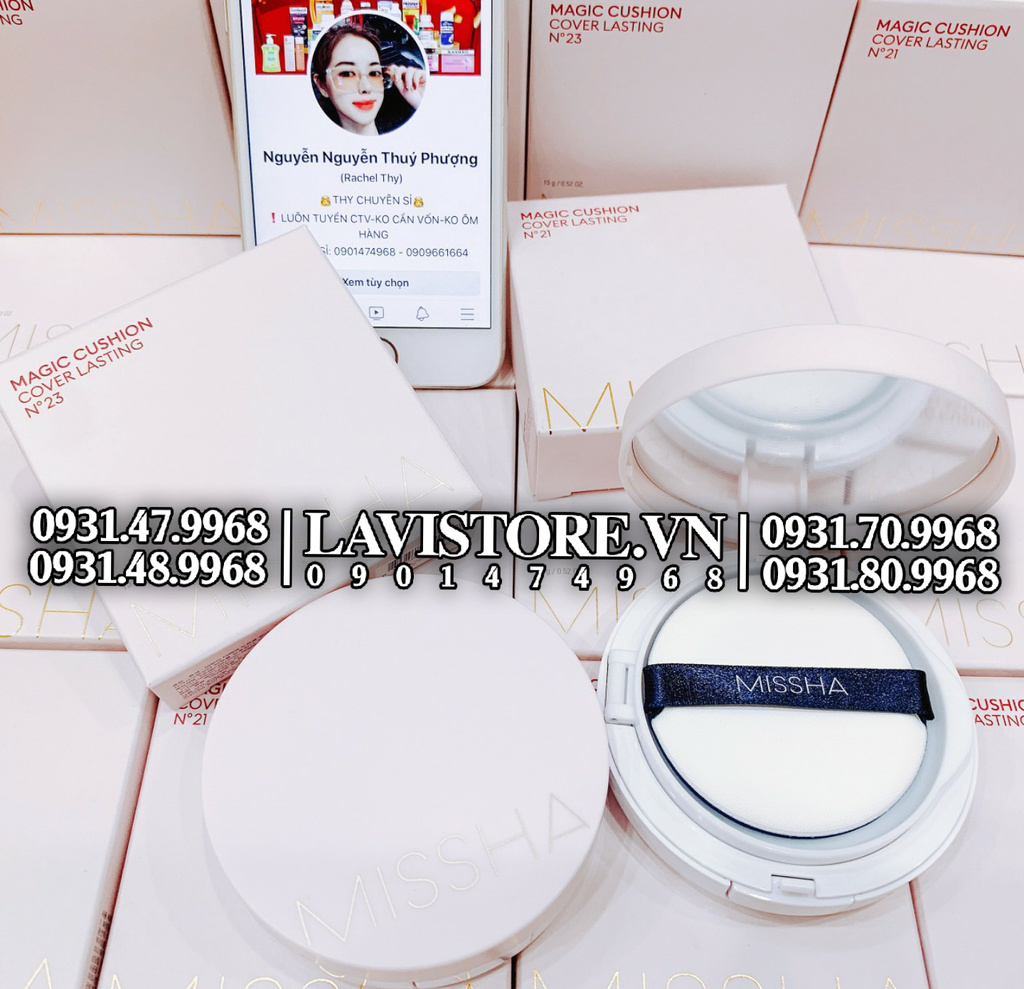 (12/2026) Cushion Missha HỘP ĐỎ - Tone 21