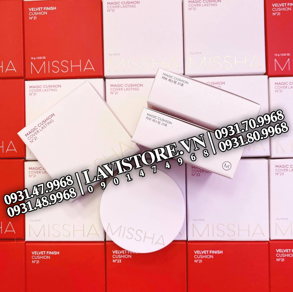 (12/2026) Cushion Missha HỘP ĐỎ - Tone 21