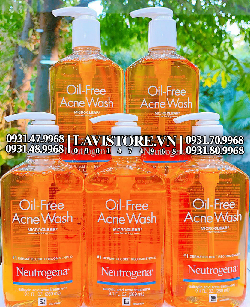 (08/2024) SRM Neutrogena Oil Free Acne 269ml