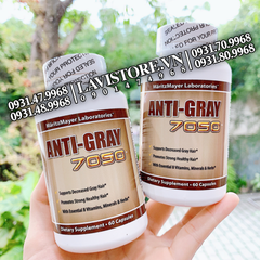 (12/2025) Viên uống trị tóc bạc Anti-Gray 7050 60 viên Mỹ