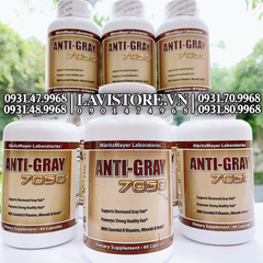 (12/2025) Viên uống trị tóc bạc Anti-Gray 7050 60 viên Mỹ