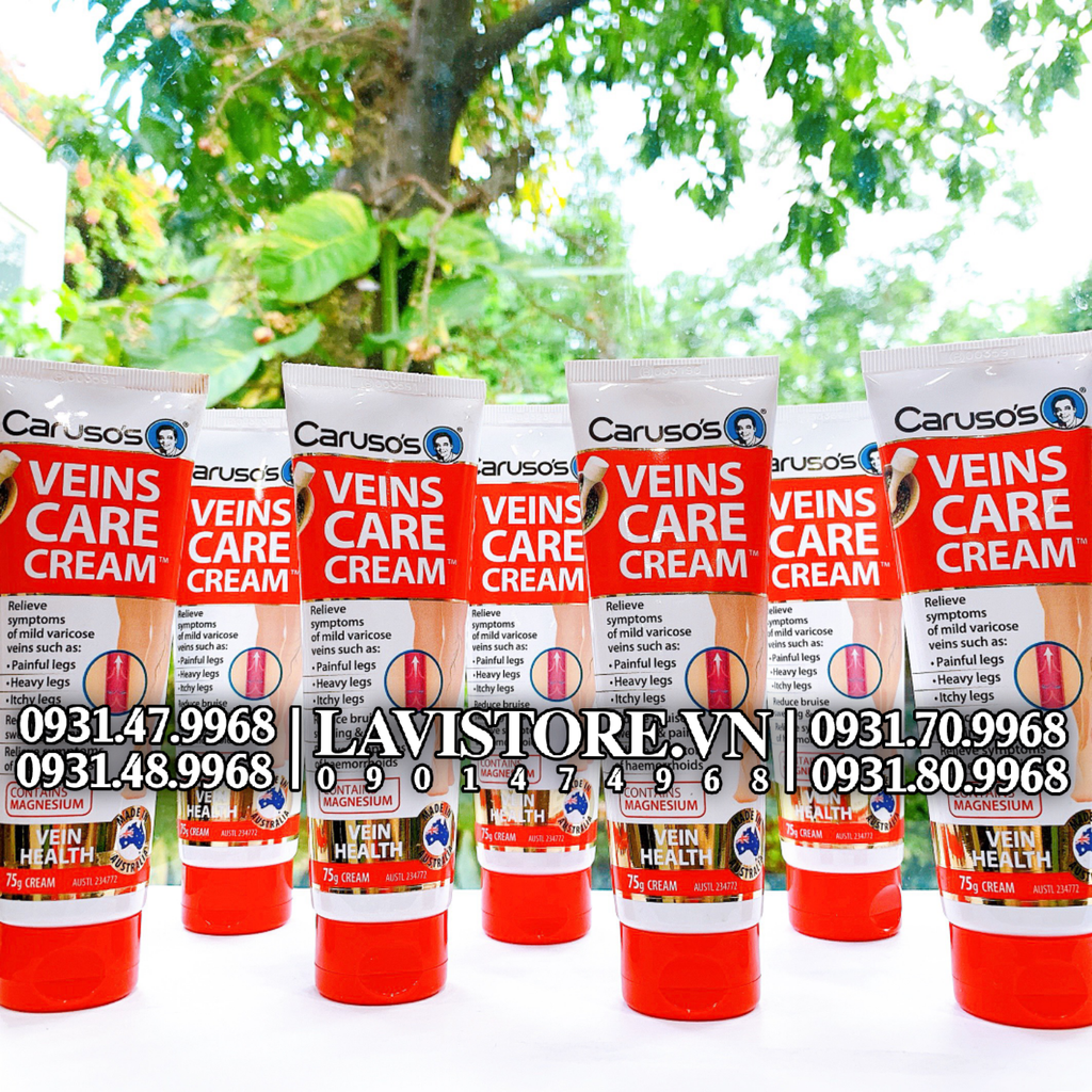 (12/2025) Kem bôi tĩnh mạch Veins Care Caruso's 75g