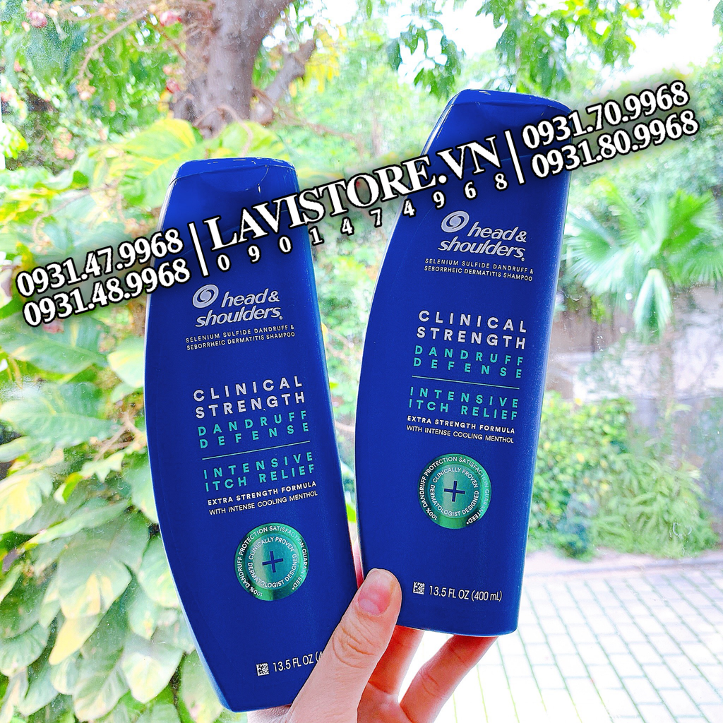 09/2024 (MÀU TÍM) Dầu gội Head & Shoulder Clinical Strength 400ml (Da Dầu)
