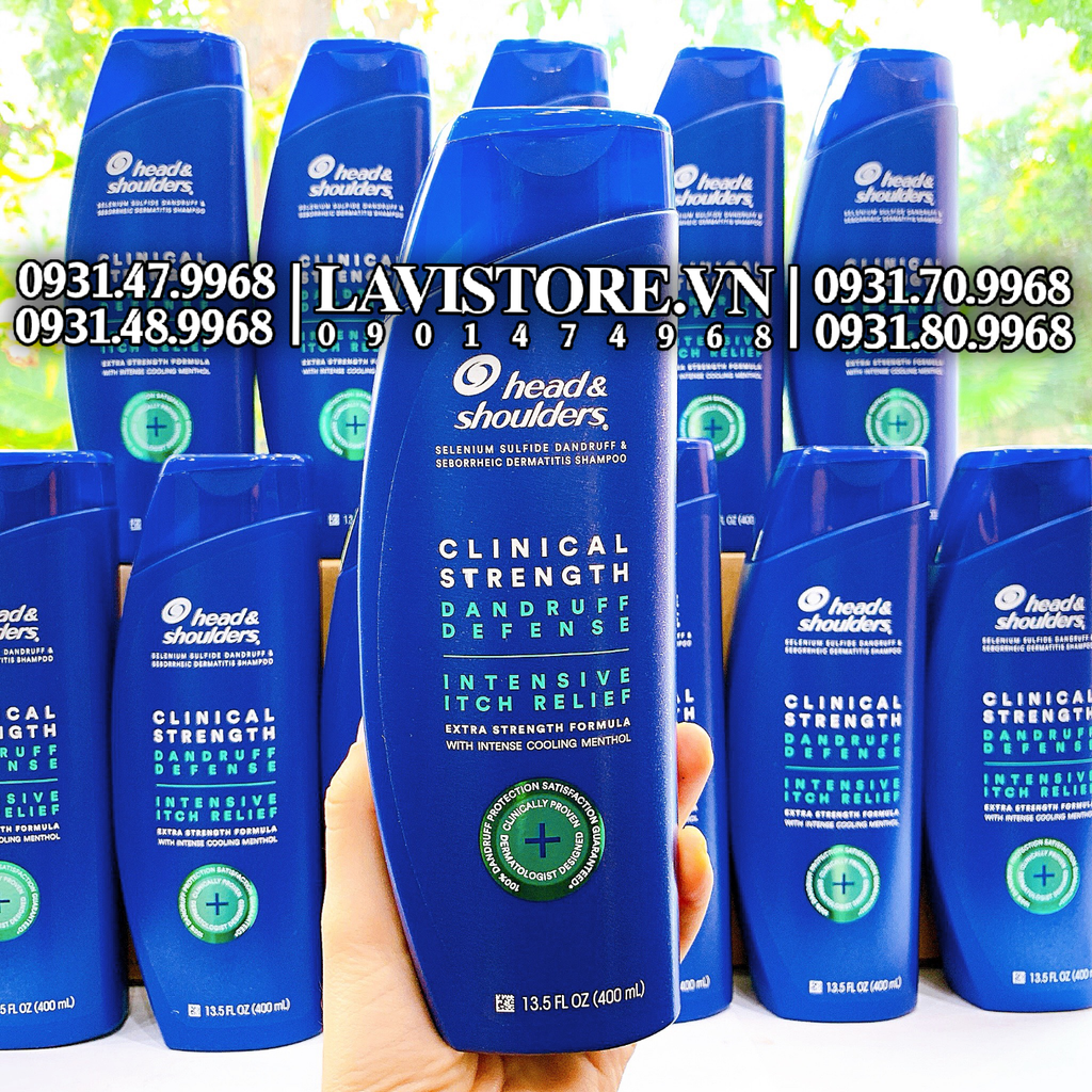 09/2024 (MÀU TÍM) Dầu gội Head & Shoulder Clinical Strength 400ml (Da Dầu)