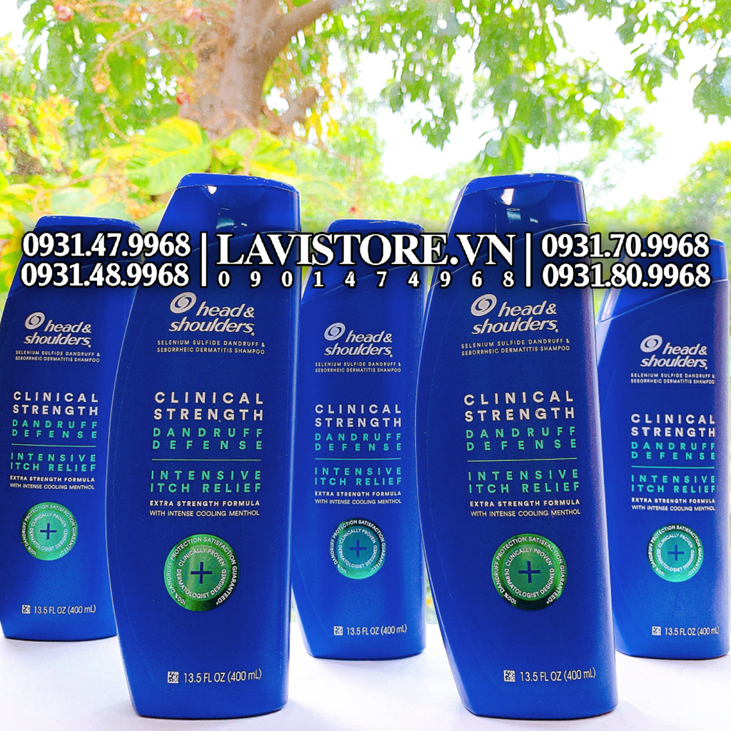 09/2024 (MÀU TÍM) Dầu gội Head & Shoulder Clinical Strength 400ml (Da Dầu)