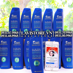 09/2024 (MÀU TÍM) Dầu gội Head & Shoulder Clinical Strength 400ml (Da Dầu)