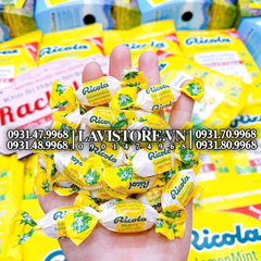 09/2023 (Tách set 26v) Kẹo Trị Ho Ricola Natural Herb Cough Drops 130 viên
